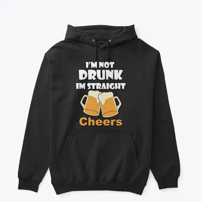 Im Not Drunk Quote Pullover Hoodie