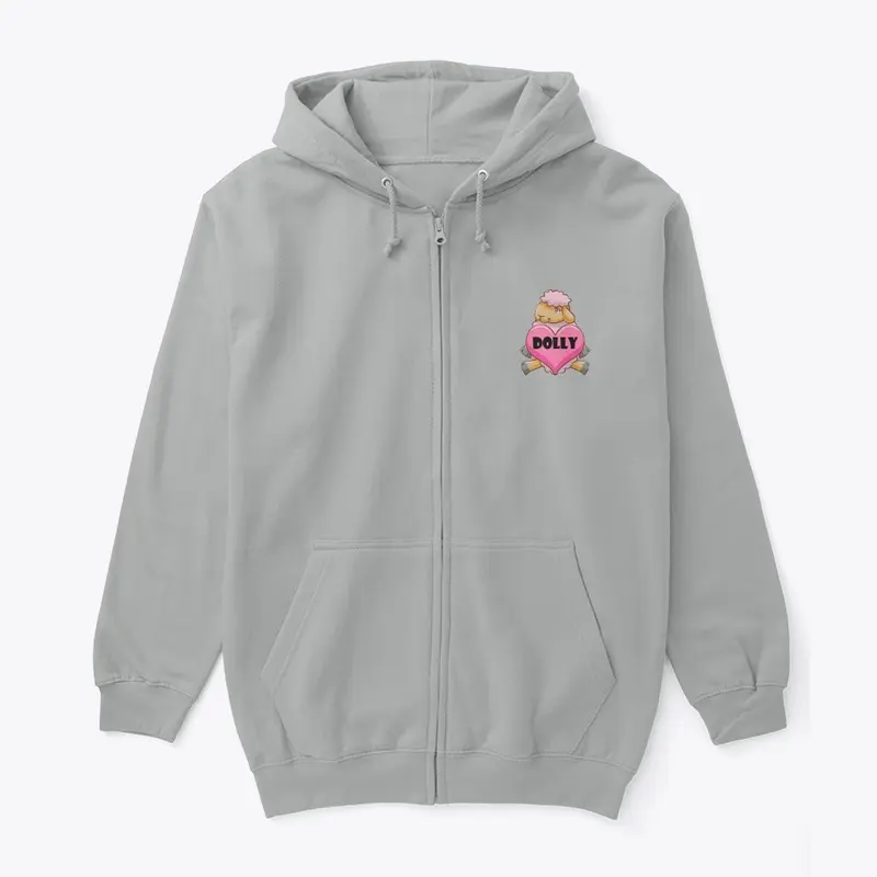 Premium Dolly The Sheep Love Zip Hoodie