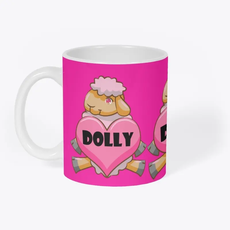 Dolly The Sheep Mascot Ceramic Mug